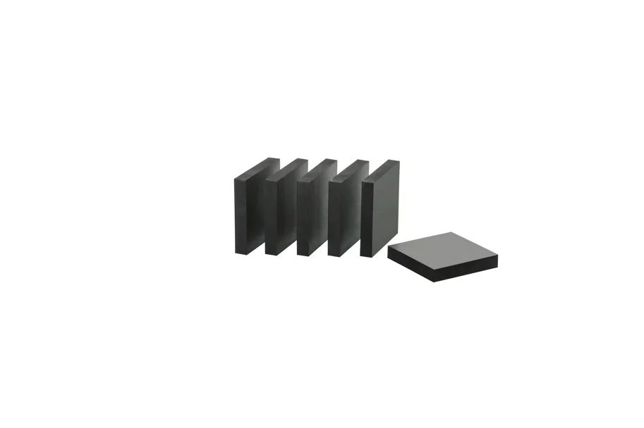 EPDM-Pad schwarz 60x60x10mm Paket à 25 Stk.